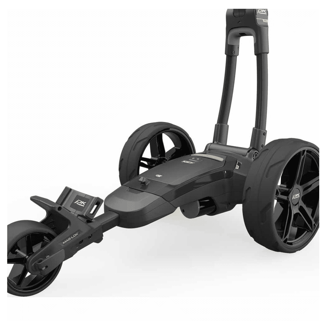 Powakaddy FX1 Electric Golf Trolley - Black (XL Lithium Battery)