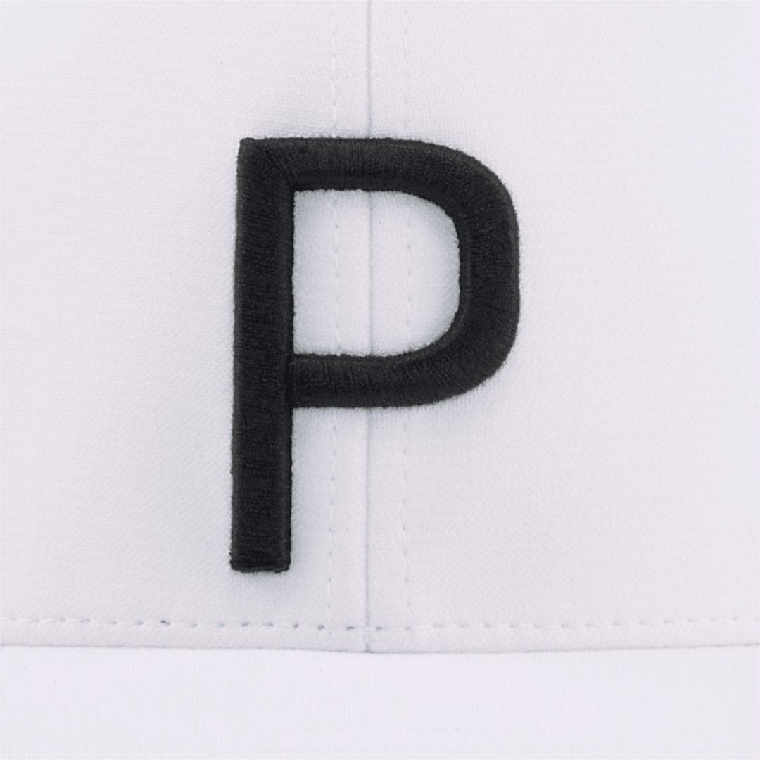 Puma P Cap (White Glow & Puma Black)