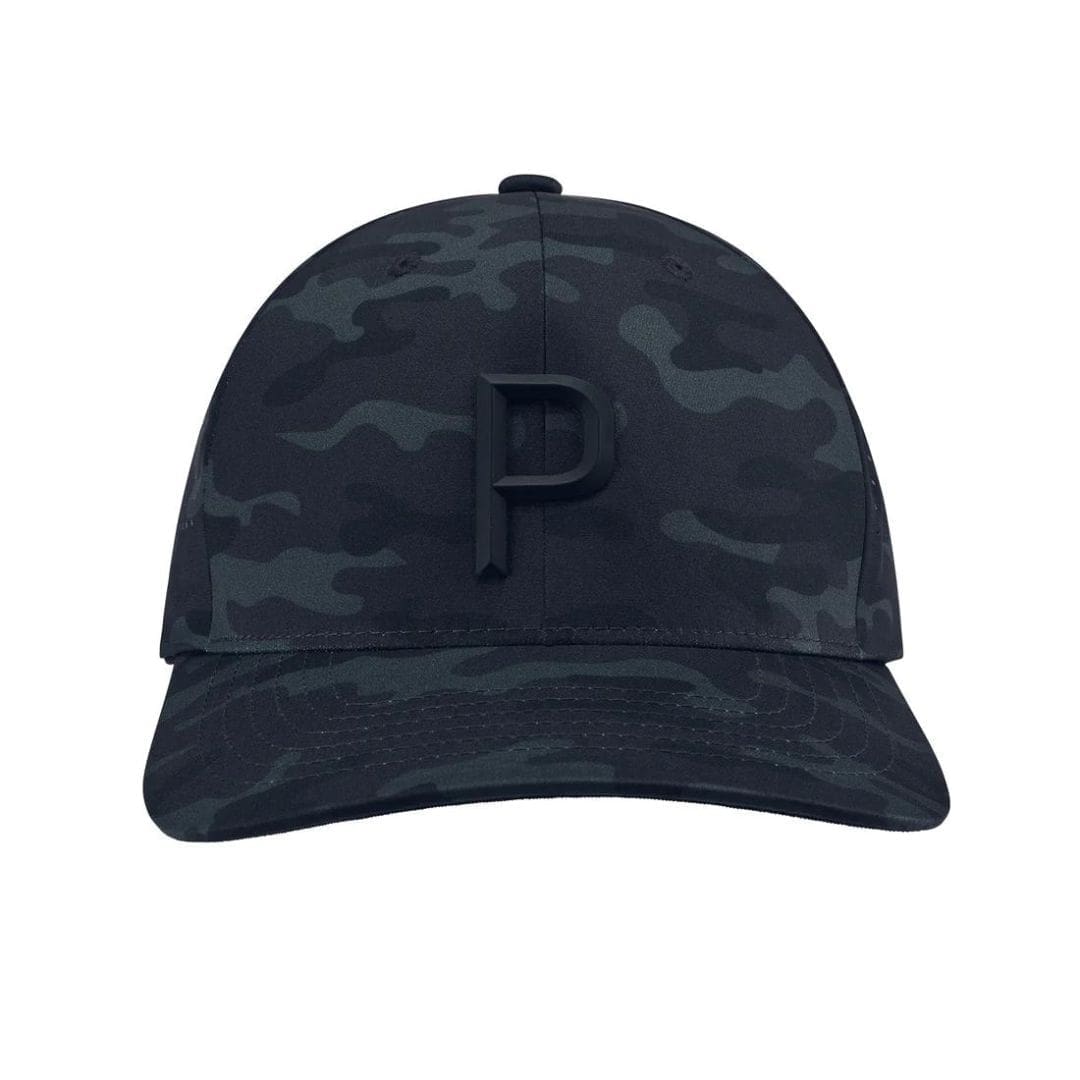 Puma Camo Tech P Snapback Cap (Puma Black & Strong Grey)