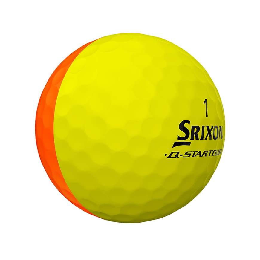 Srixon Q-Star Divide Golf Balls (Yellow & Orange)