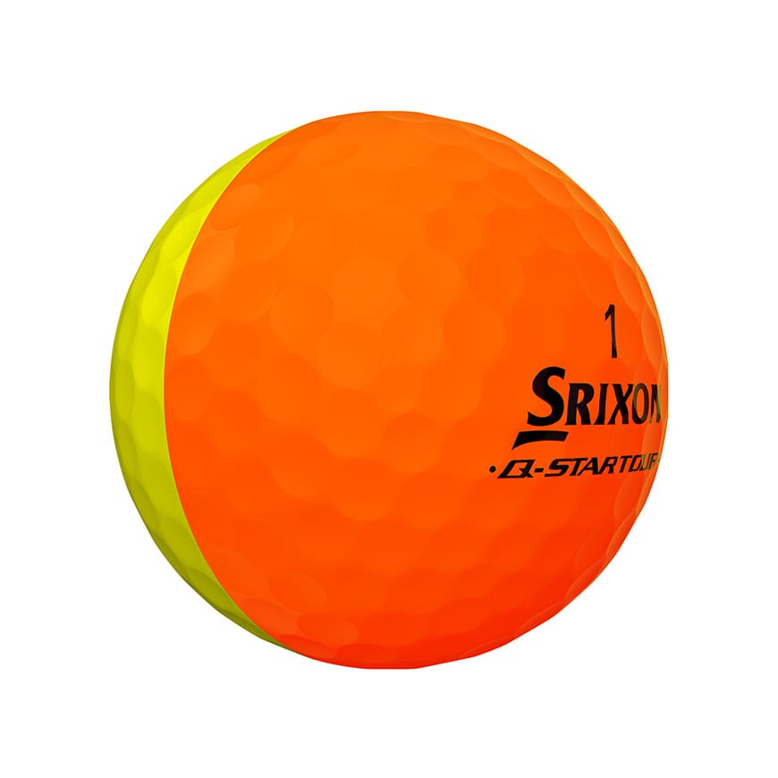 Srixon Q-Star Divide Golf Balls (Yellow & Orange)