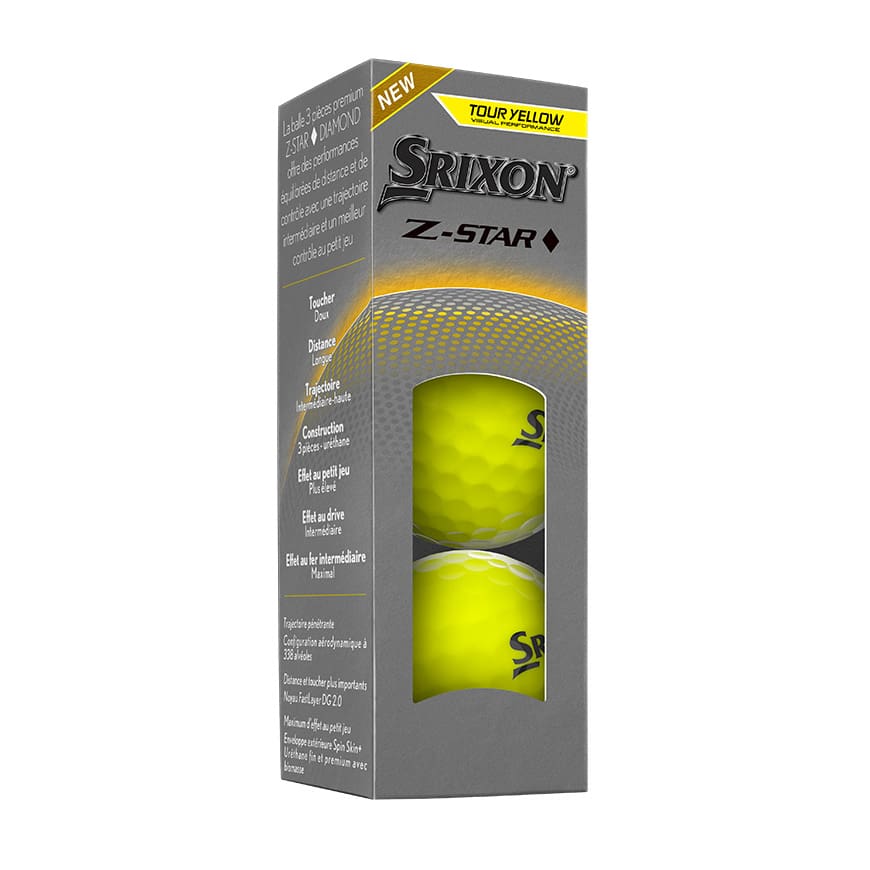 Srixon Z-Star Diamond Golf Balls 2025 (Yellow)