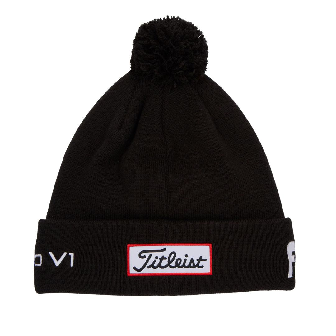 Titleist Tour Pom Pom Beanie - Black