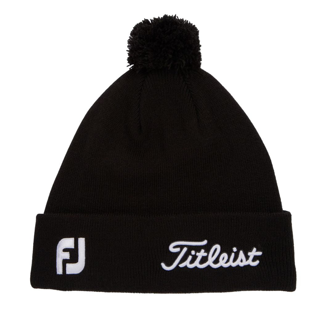 Titleist Tour Pom Pom Beanie - Black
