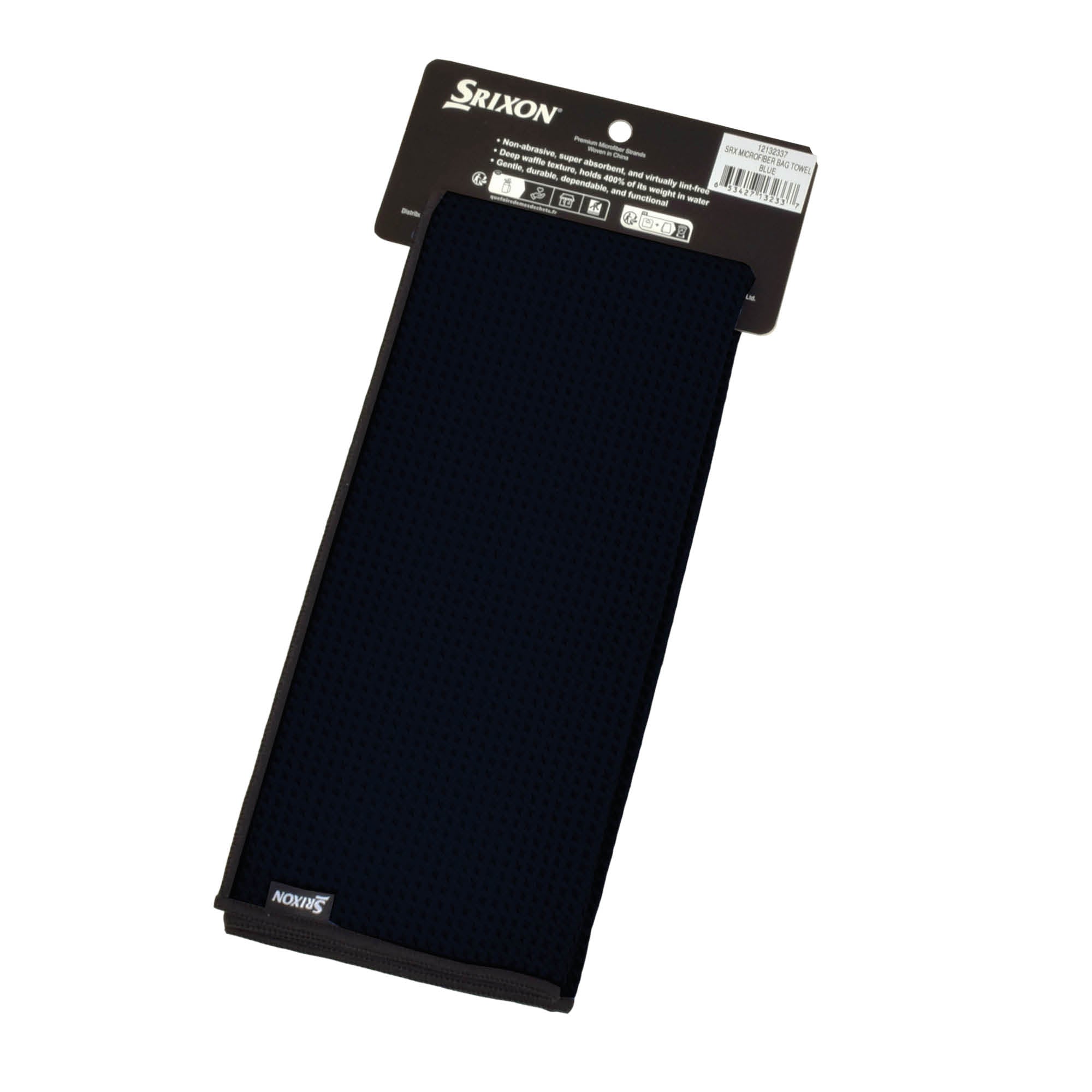Srixon Microfiber Bag Towel - Solid Black