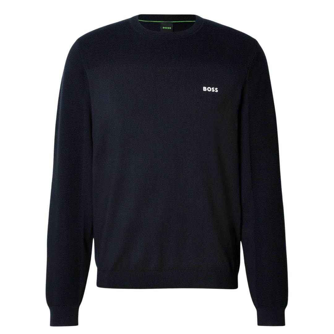 Hugo Boss Momentum X Crewneck Pullover - Dark Blue