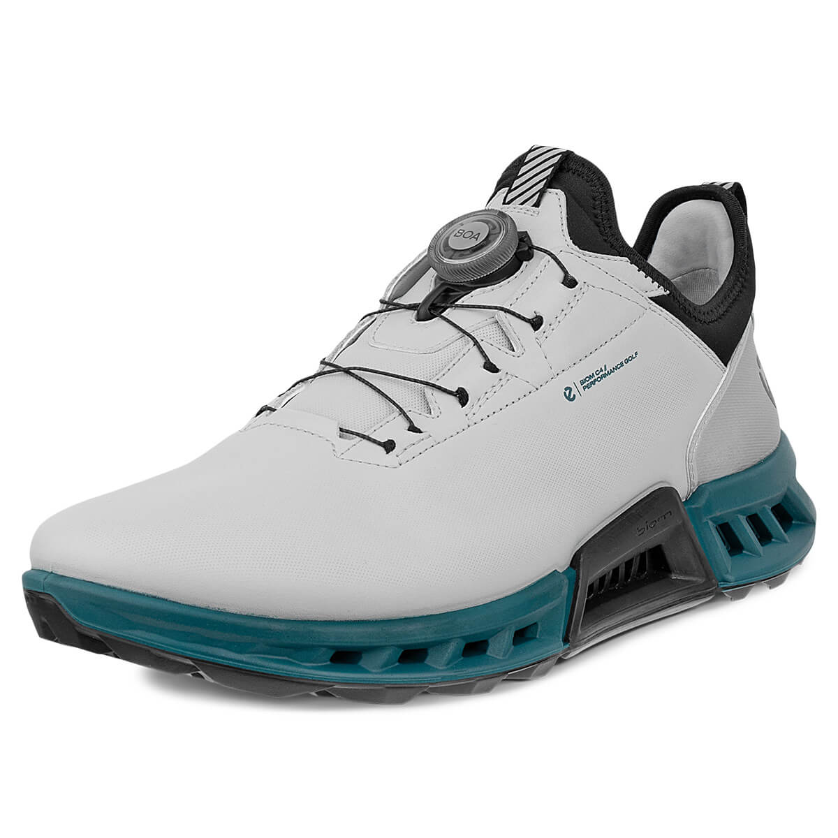 Ecco Biom C4 BOA Golf Shoes - Concrete & Baygreen