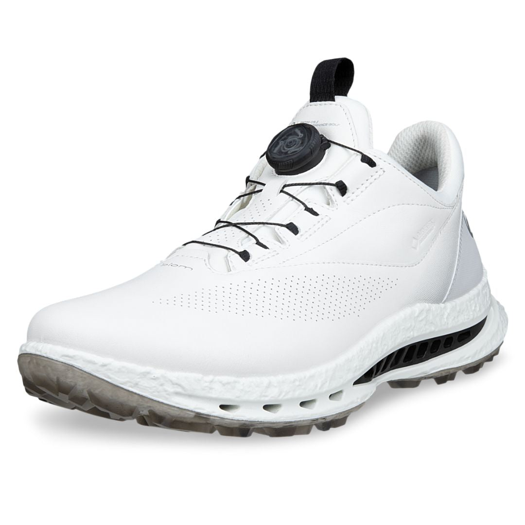 Ecco Biom C5 BOA Gore-Tex Golf Shoes (White & White)