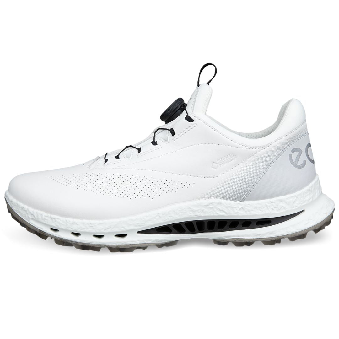 Ecco Biom C5 BOA Gore-Tex Golf Shoes - White & White