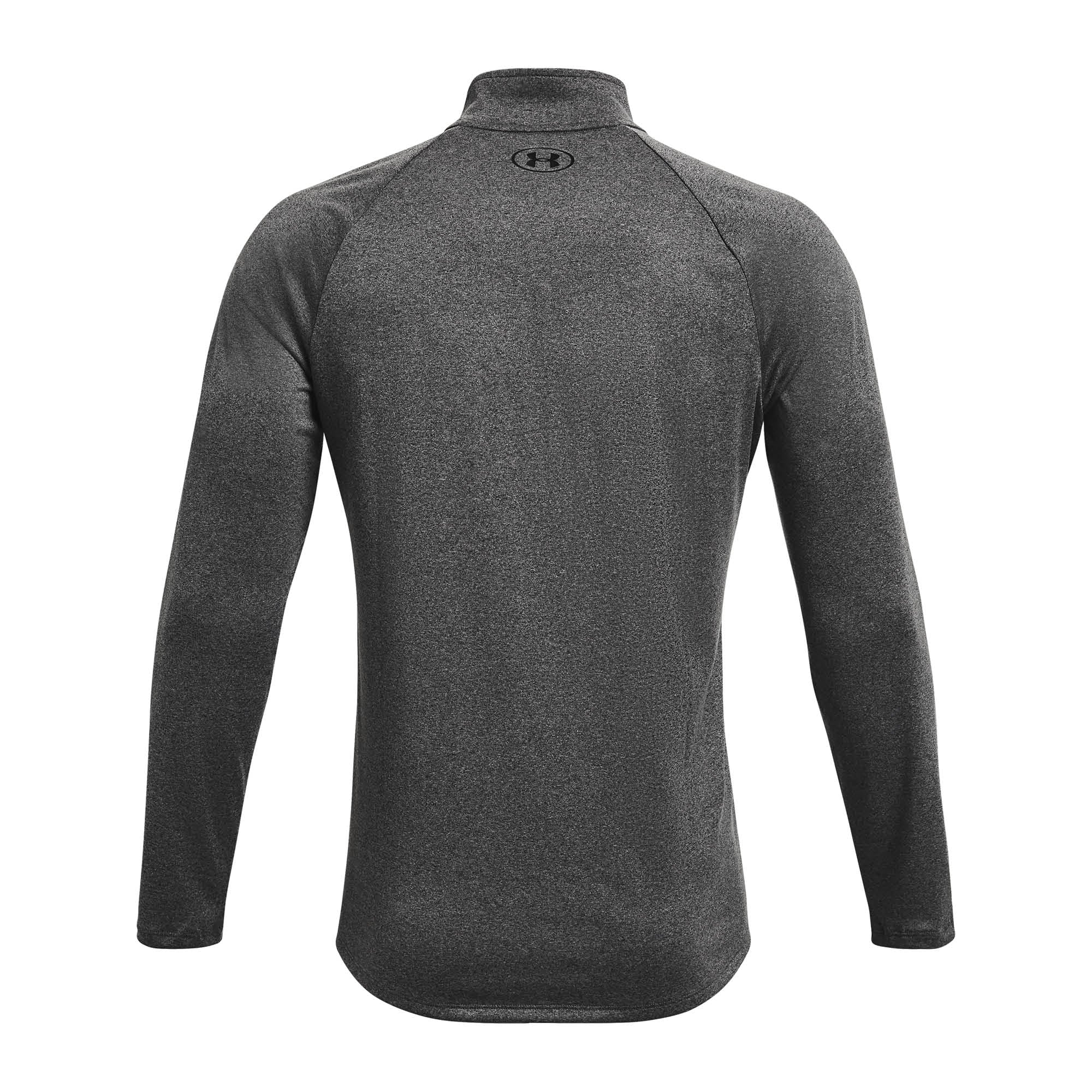 Under Armour 1/2 Zip Long Sleeve Midlayer - Carbon Heather & Black