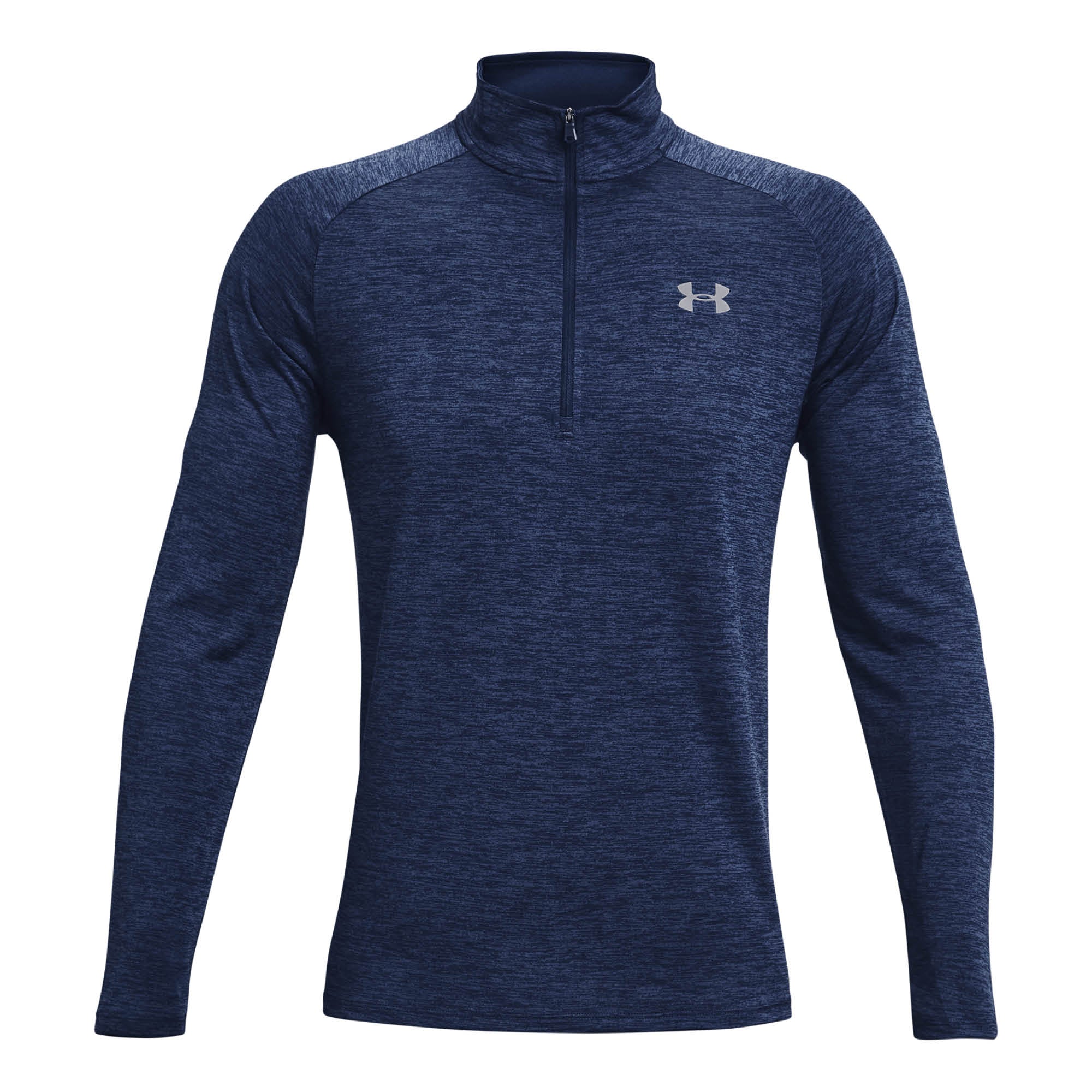 Under Armour 1/2 Zip Long Sleeve Midlayer - Navy Academy & White