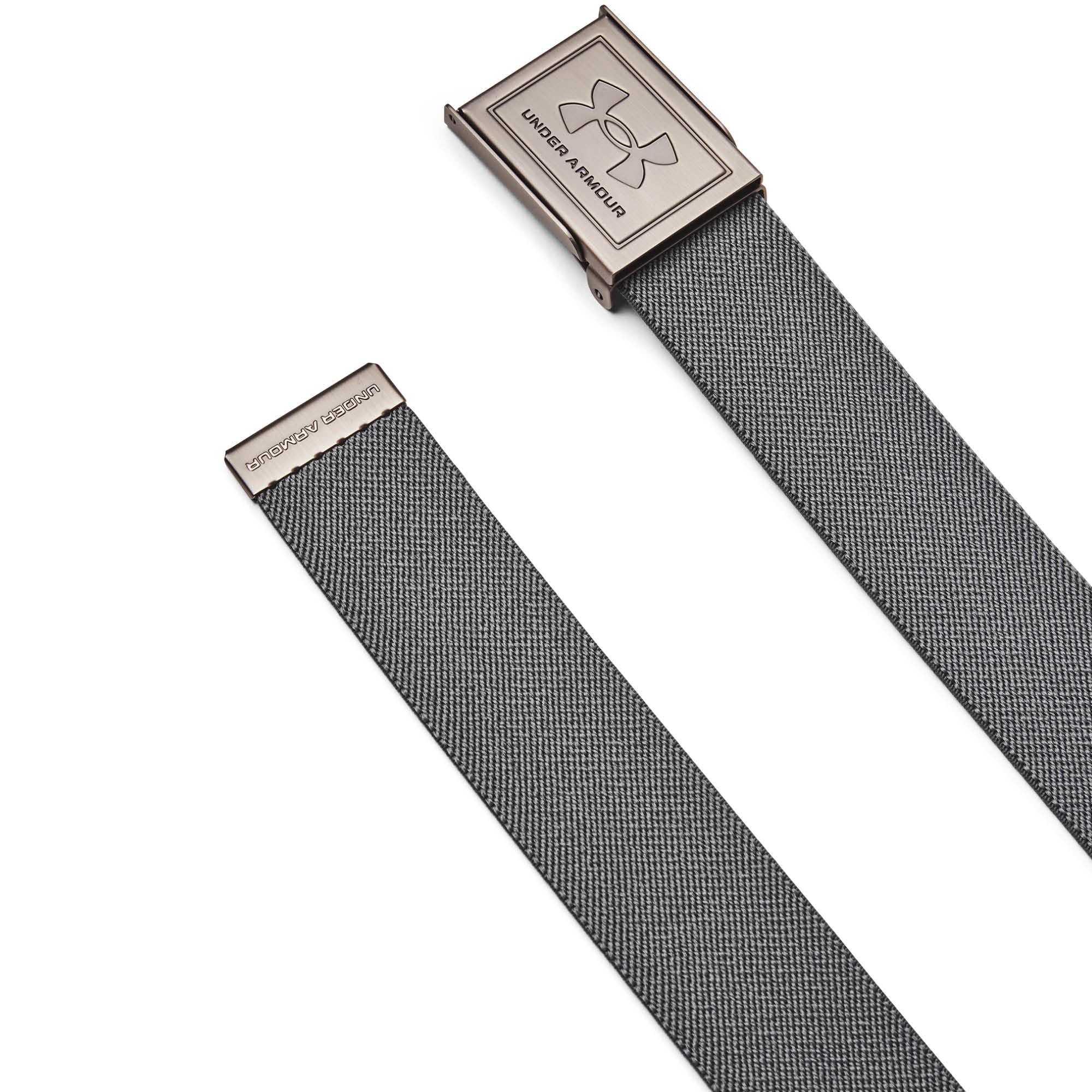 Under Armour Drive Stretch Webbing Golf Belt - Castlerock & Black