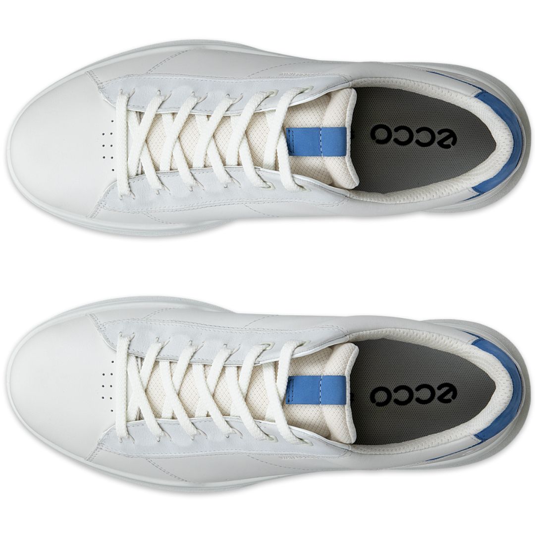 Ecco Street Vibe Golf Shoes - White & Federal Blue