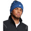 Under Armour Halftime Pom Beanie - Tech Blue, Black & White