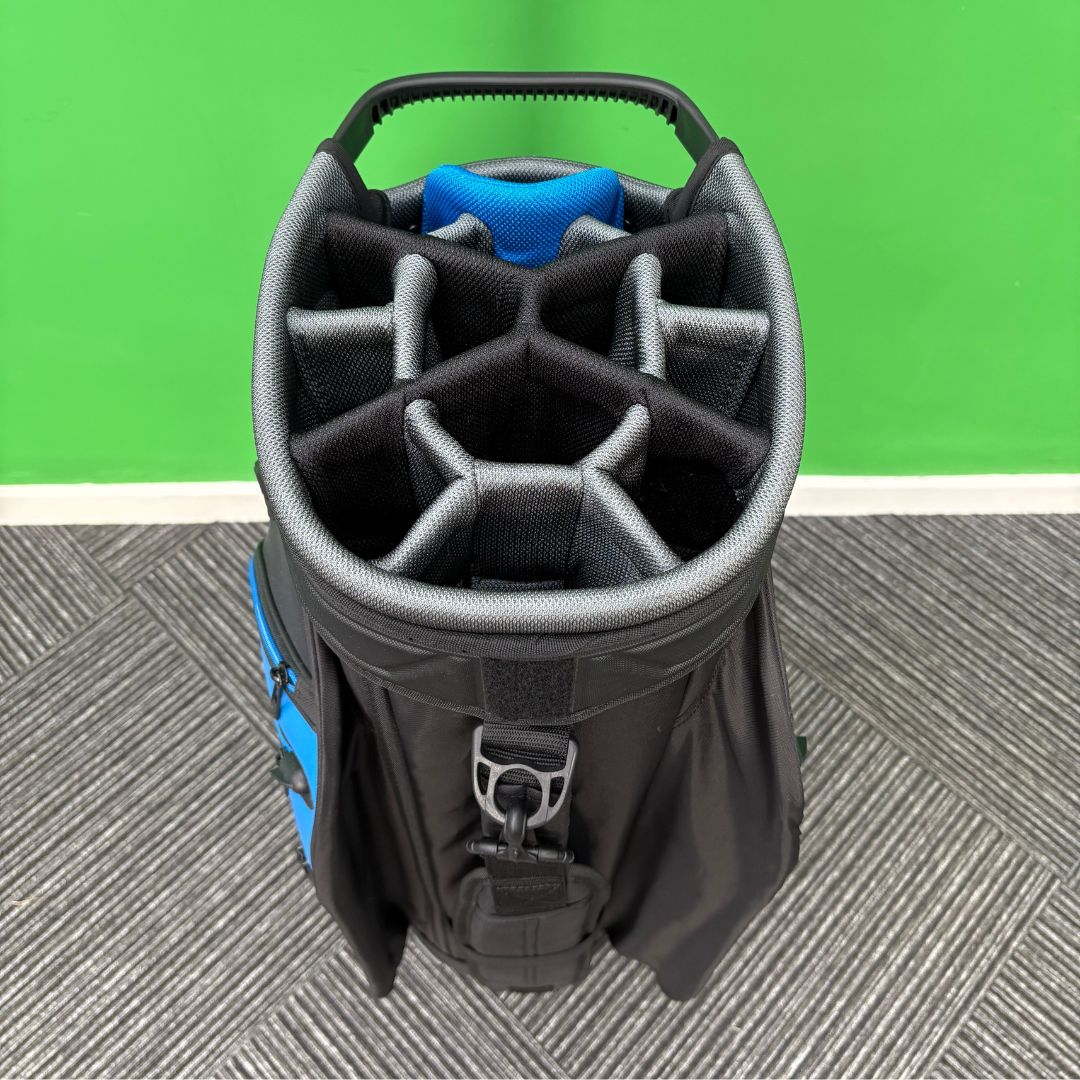 Powakaddy Edge Cart Bag - Gun Metal/Blue