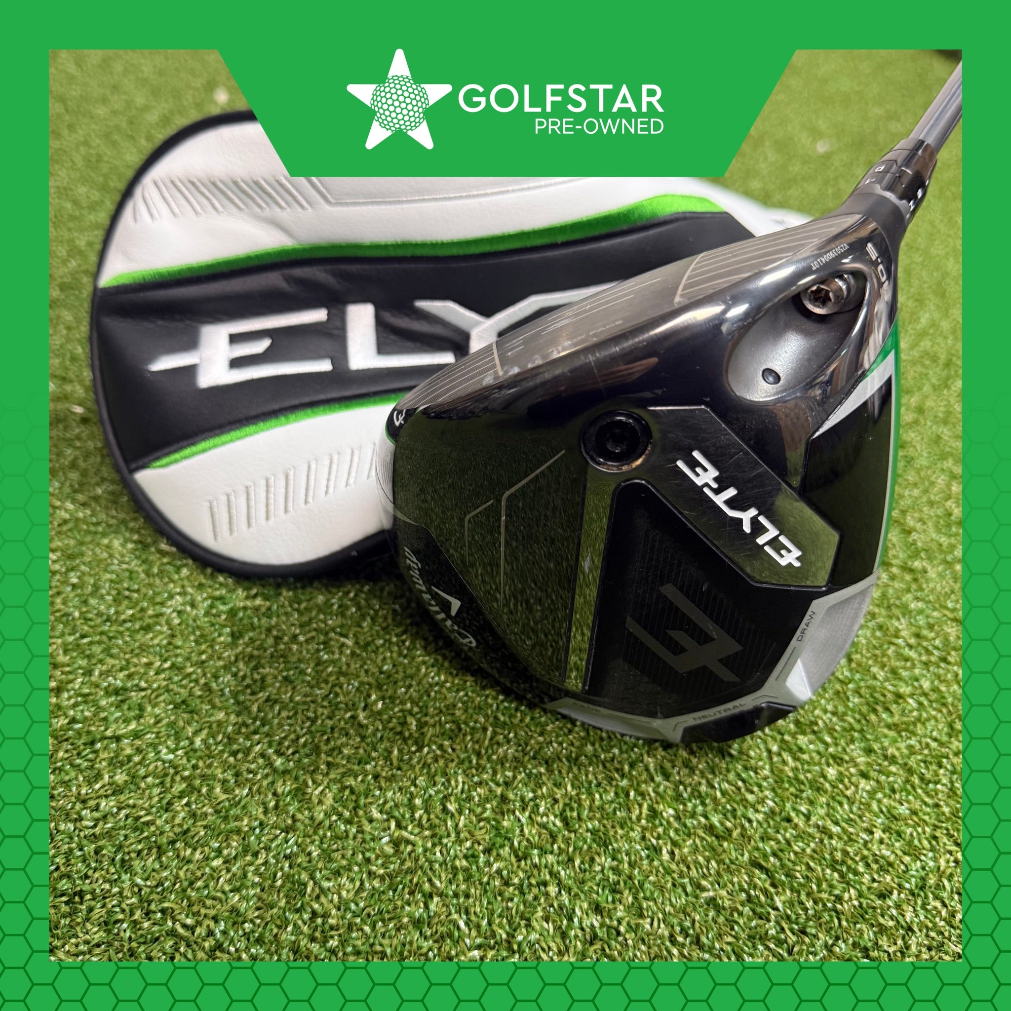 Callaway Elyte Driver 10.5° - Denali Charcoal 60g Stiff - Standard Grip