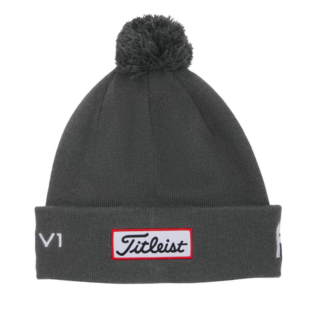 Titleist Tour Pom Pom Beanie - Charcoal