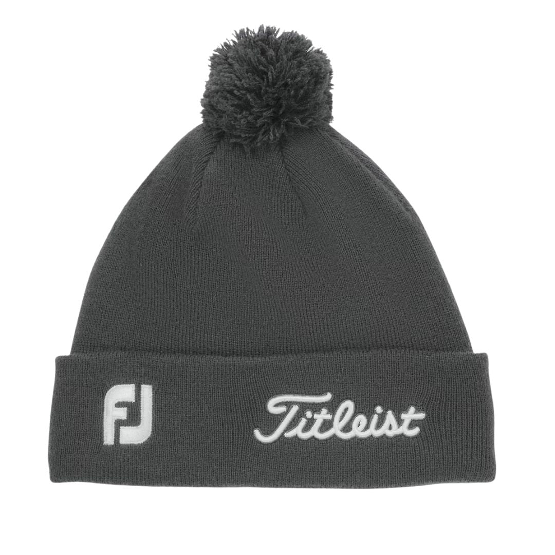 Titleist Tour Pom Pom Beanie - Charcoal