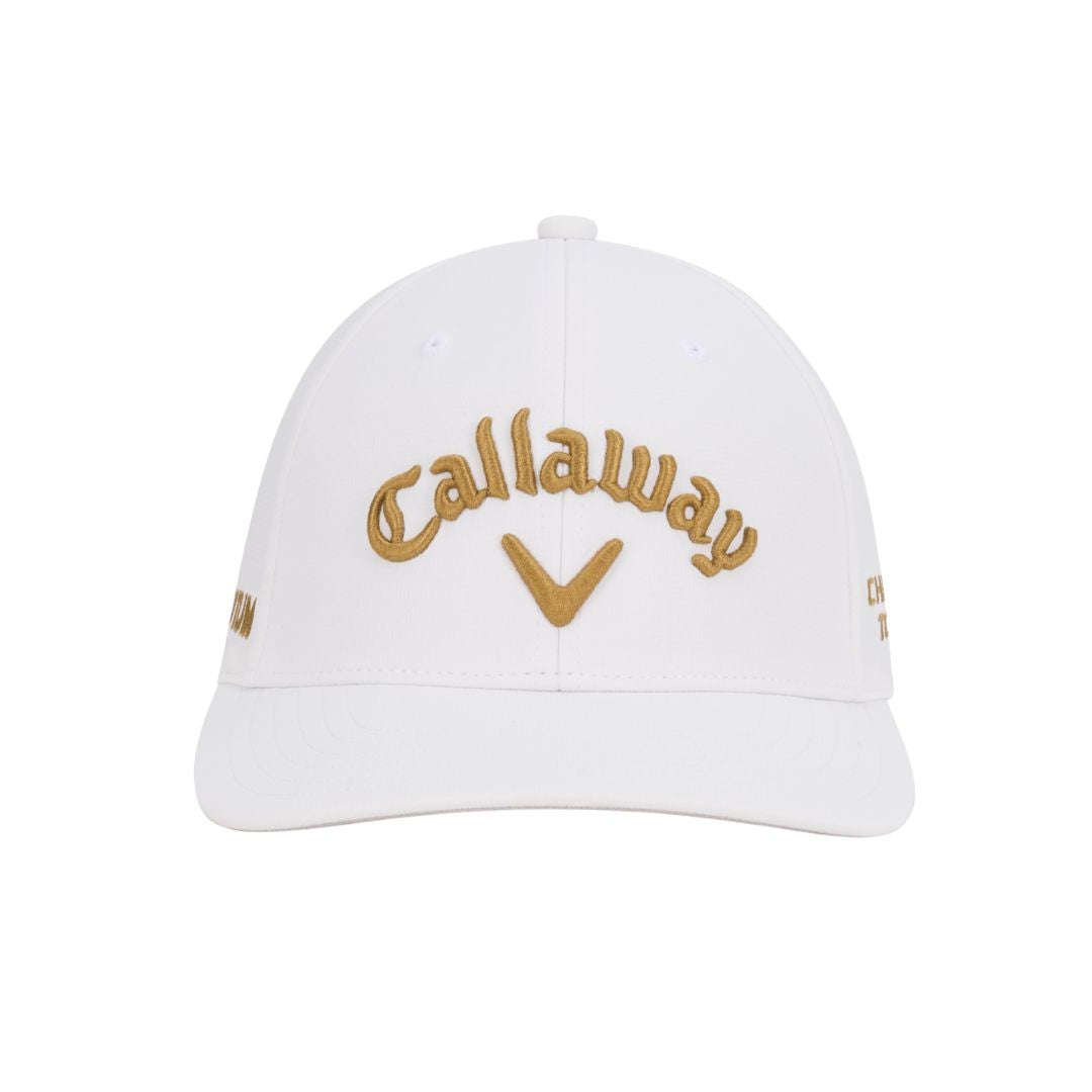 Callaway 2026 Tour Authentic Performance Pro Cap - White & Gold