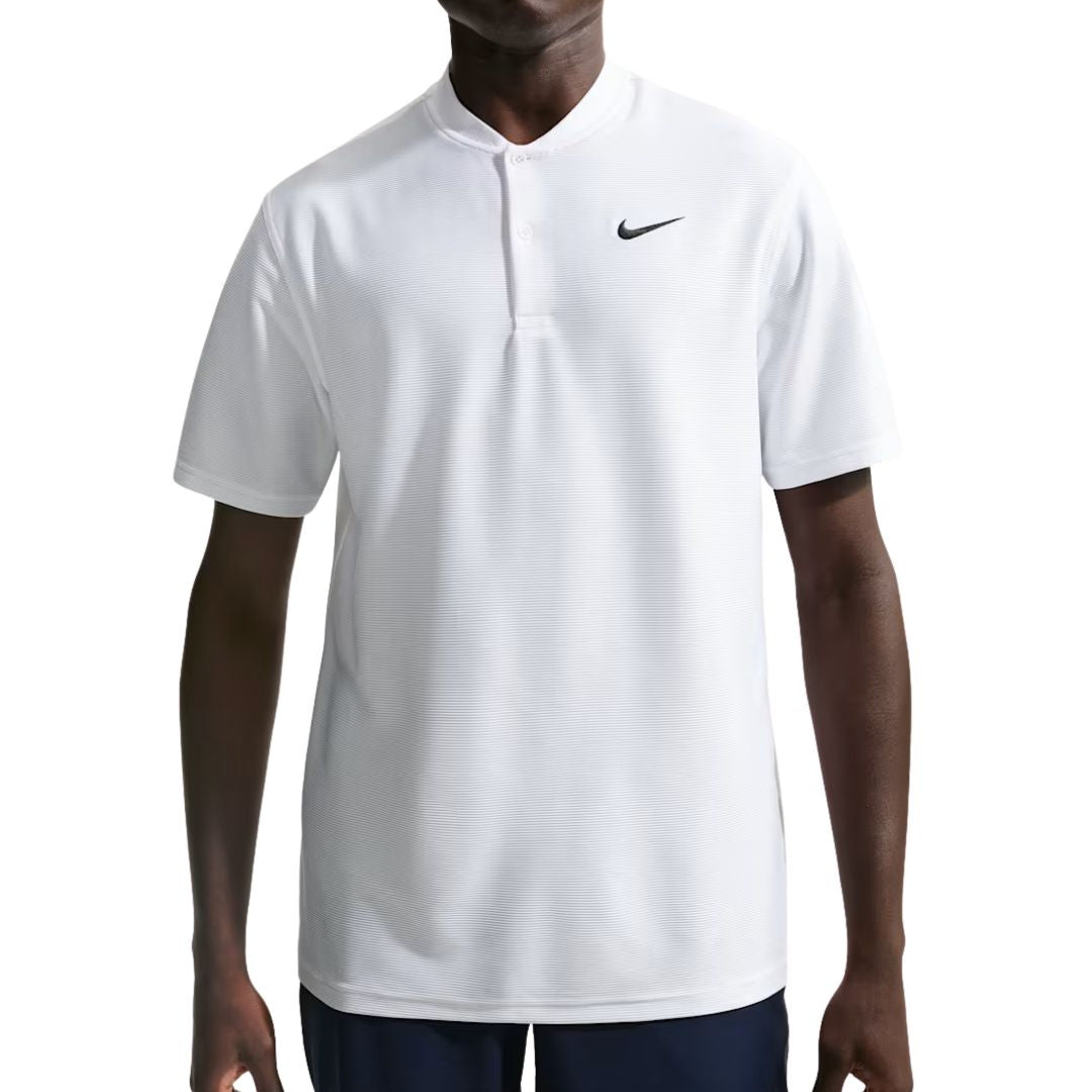 Nike Dri-FIT Velocity Golf Polo Shirt - White & Black