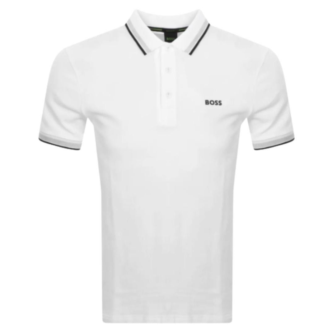 Hugo Boss Paddy Join Polo Shirt - White