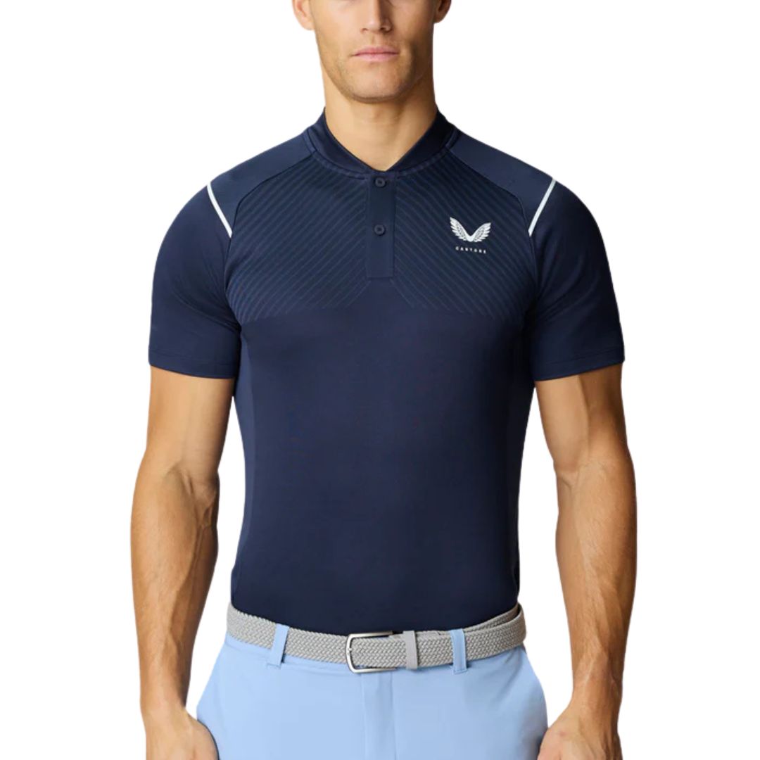Castore Pinnacle LVS Engineered Knit Golf Polo Shirt