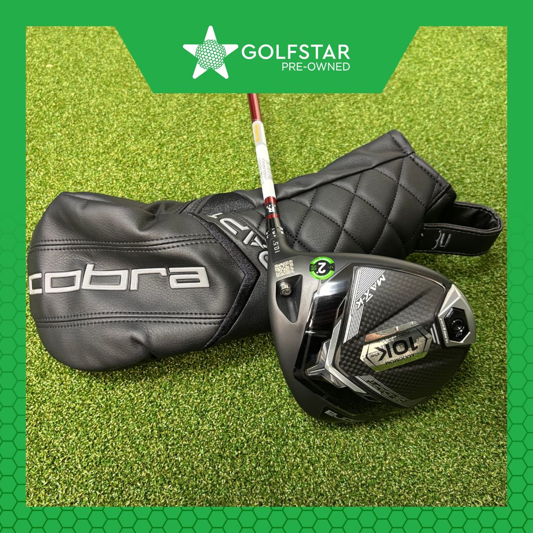 Cobra DS-Adapt Max-K 10.5° Driver - Denali Red 50g Regular - Lamkin Crossline Grip