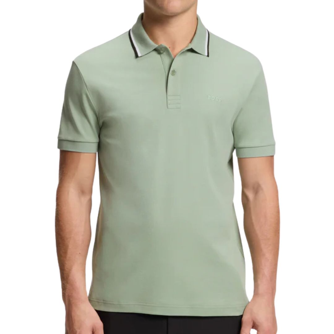 BOSS Paddy Join Golf Polo Shirt - Green
