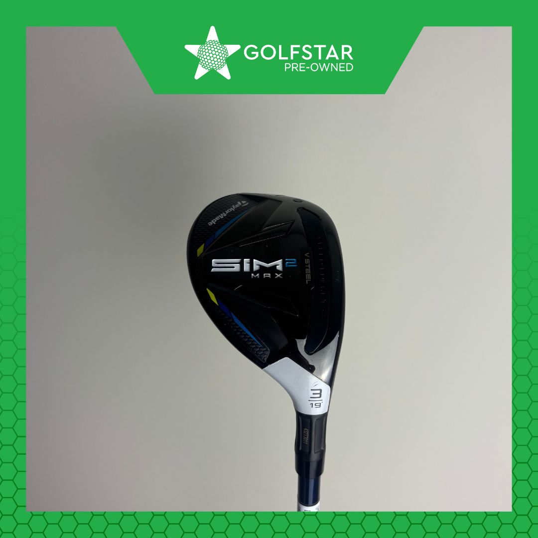 Taylormade SIM 2 Max 3 Hybrid - 19 Degree - Ventus Blue 60g Regular - Lamkin Crossline