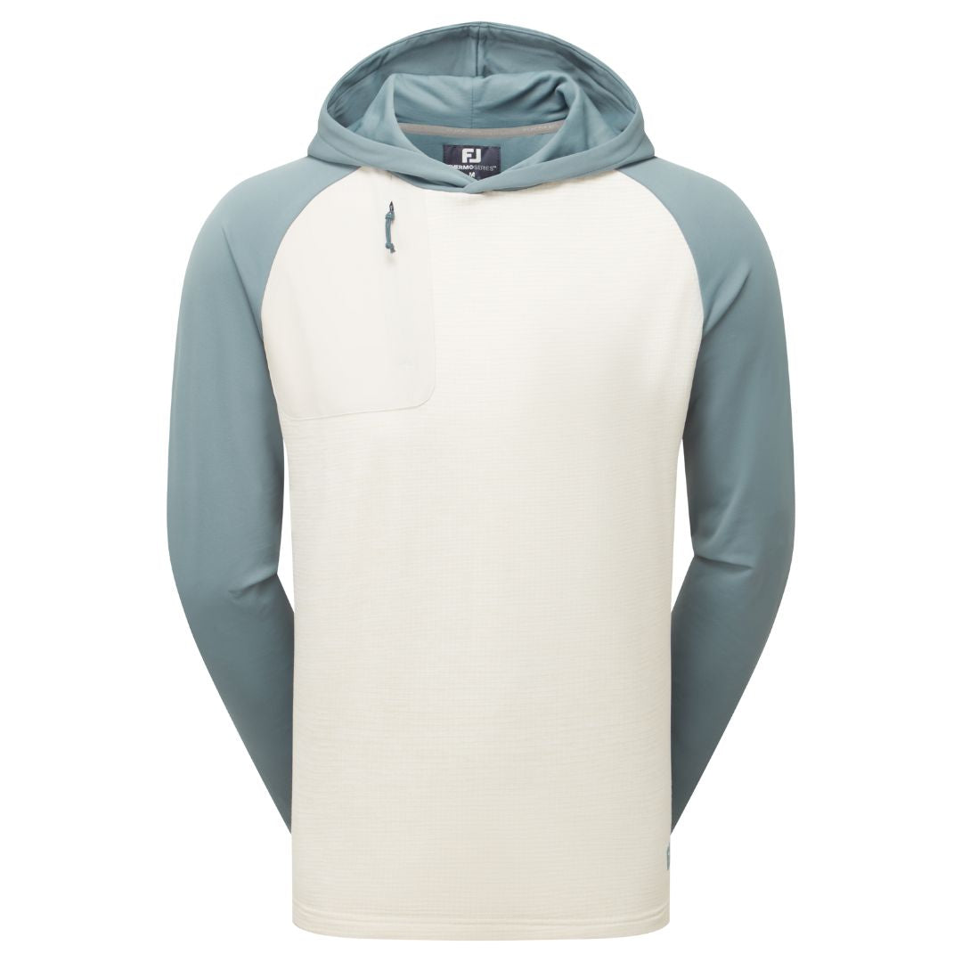 FootJoy Thermoseries Pullover Hoodie (Stone & Green)