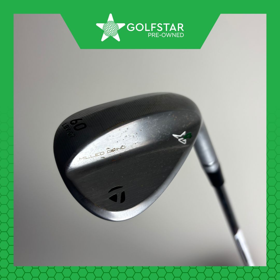 TaylorMade Milled Grind 4 60°/07 LB - Dynamic Gold Tour Issue 115g Wedge Flex - Lamkin Crossline