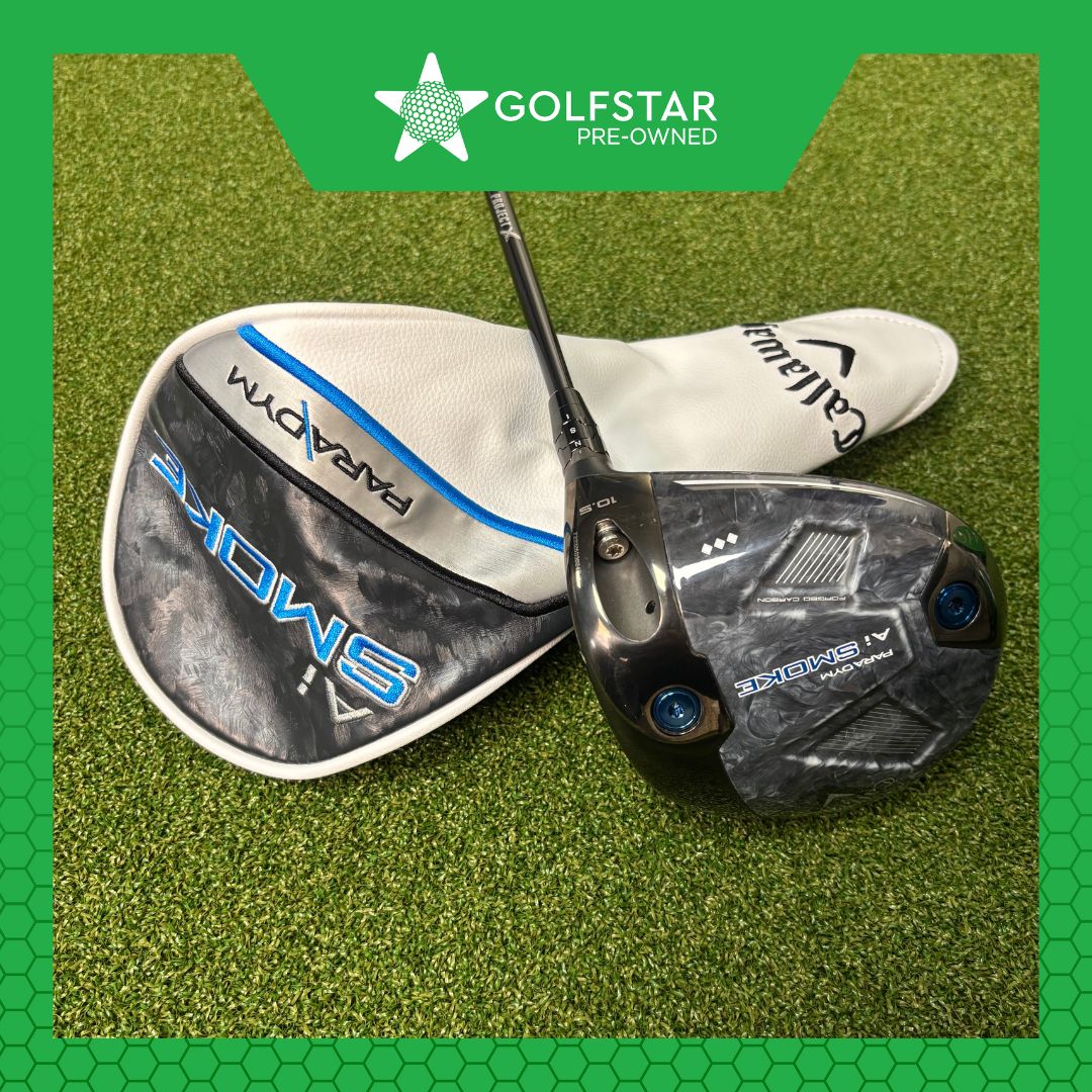 Callaway Ai-Smoke Triple Diamond Driver 10.5° - Denali Charcoal 60g X-Stiff - Callaway Tour Velvet Grip