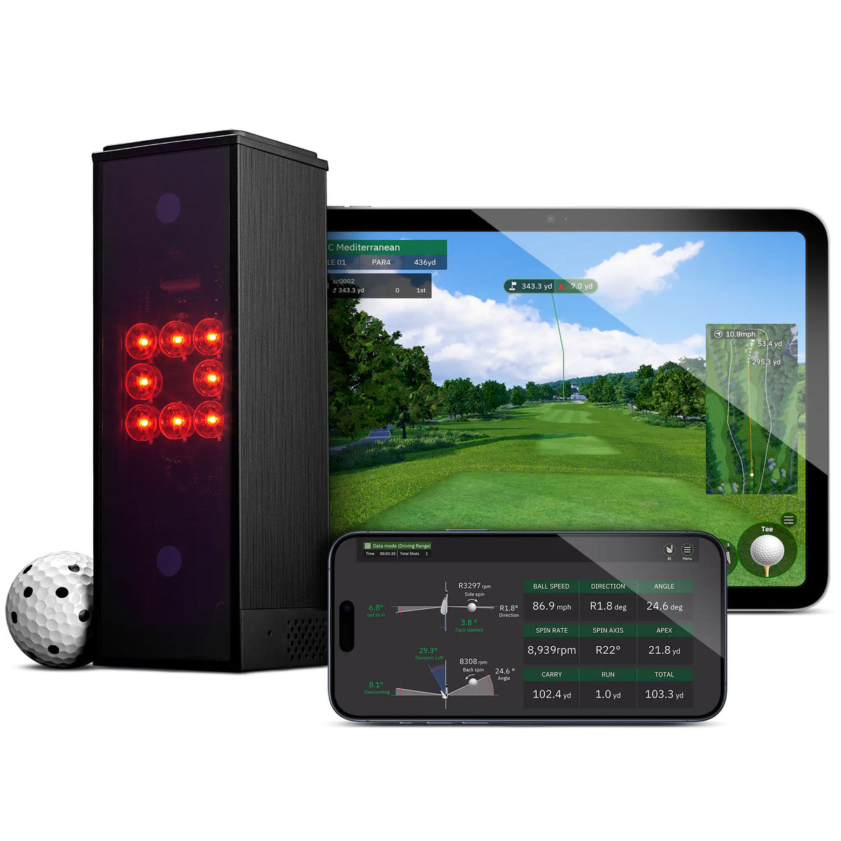Square Golf Indoor Golf Launch Monitor