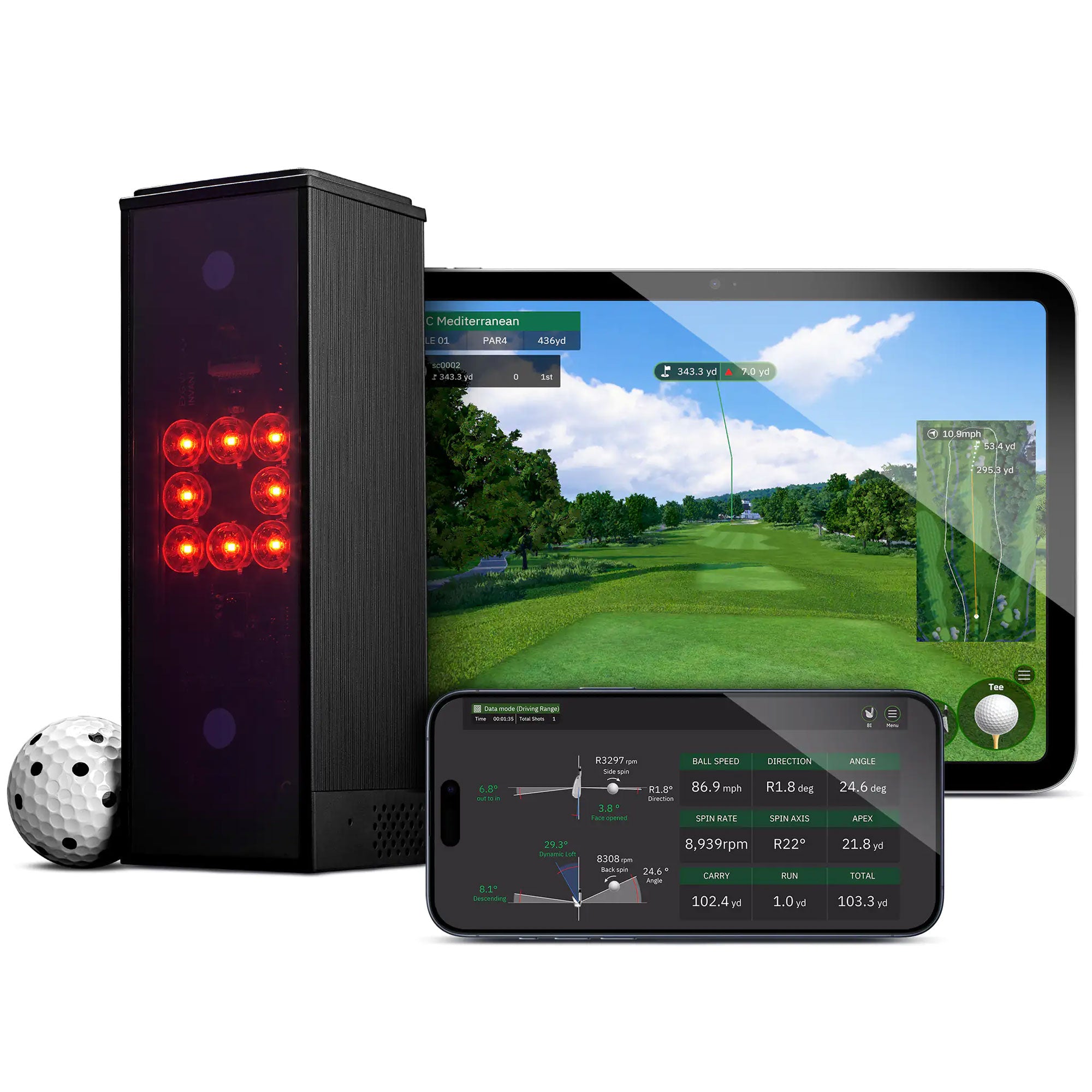 Square Golf Indoor Golf Launch Monitor