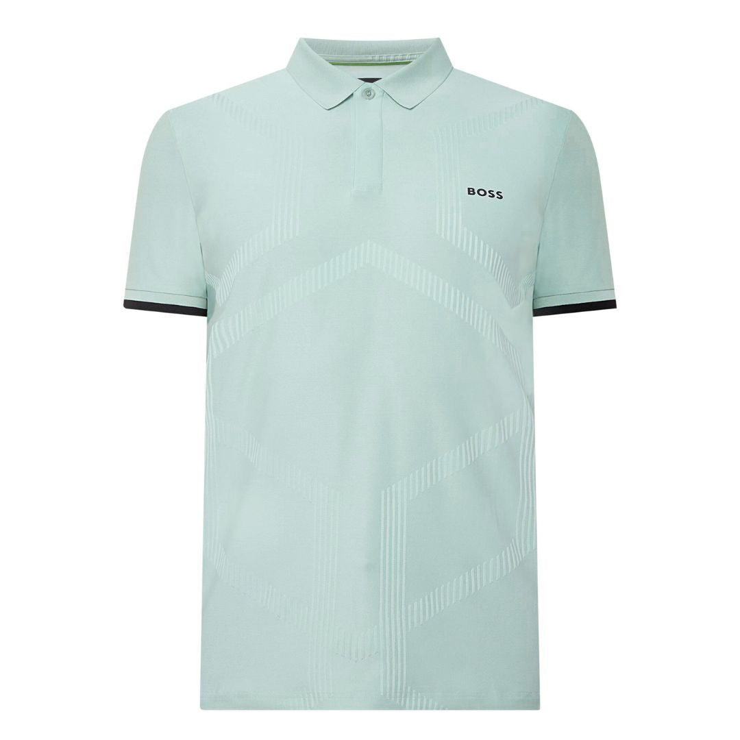 Hugo Boss Chip Hexa Polo Shirt - Turqouise