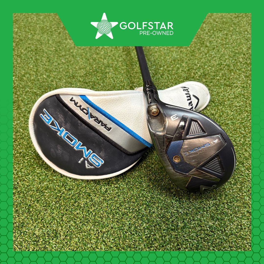 Callaway Paradym Ai-Smoke 19° 3 Hybrid - Cypher 70g Stiff - Lamkin Crossline