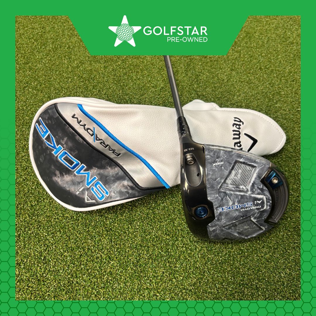 Callaway Ai-Smoke Max Driver 10.5° - HZRDUS White 60g Stiff - Callaway Tour Velvet Grip