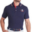 Puma Modalon Queen City Golf Polo Shirt (Deep Navy & White Glow)