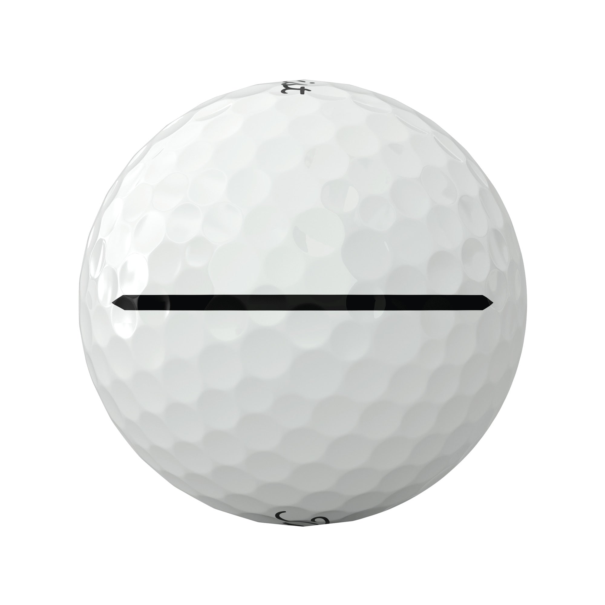 Titleist Pro V1 Performance Alignment Golf Balls - White with Black Line