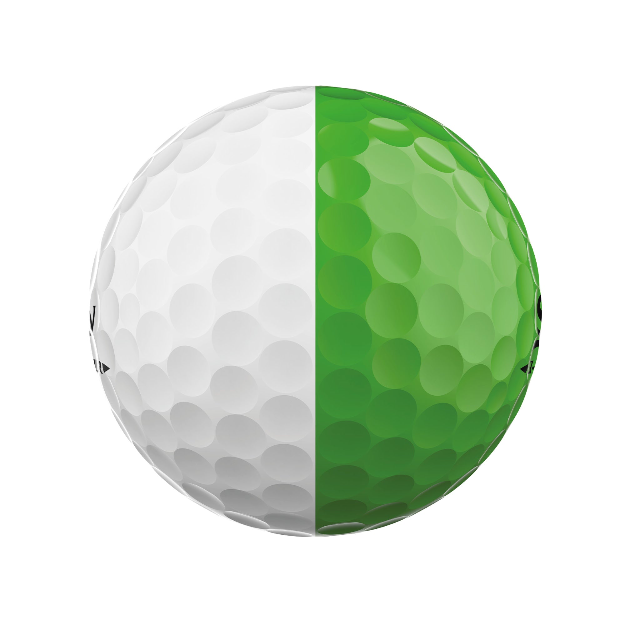 Srixon Q Star Tour Divide Golf Balls - White & Lime Green
