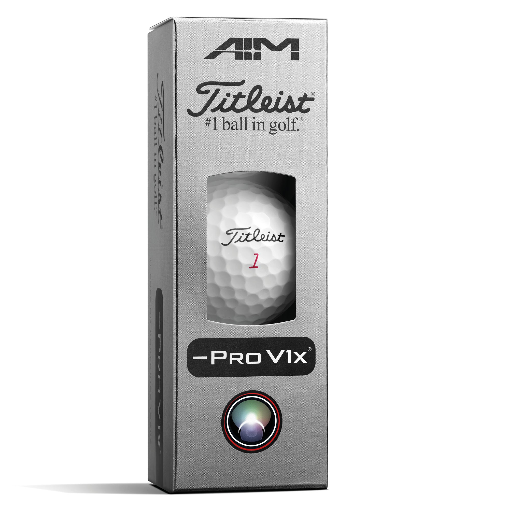 Titleist Pro V1x Left Dash Golf Balls 2026 - AIM Blue Line