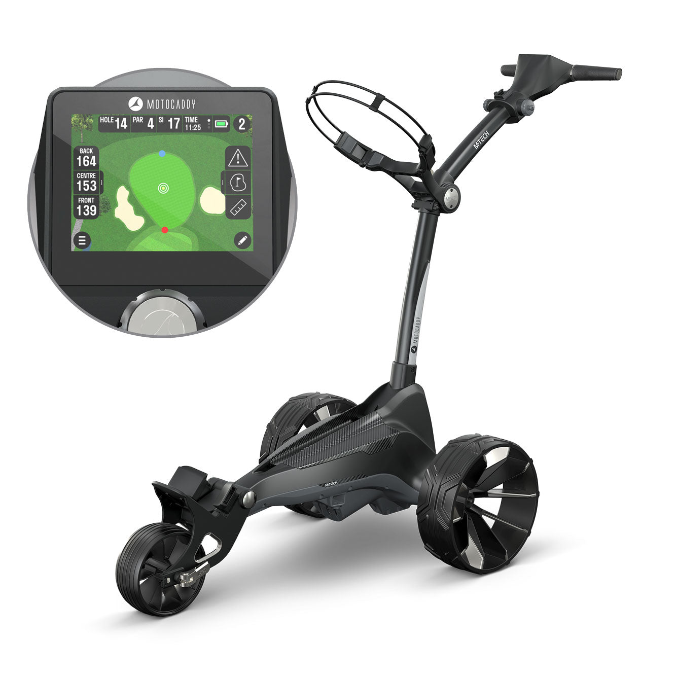 Motocaddy M-Tech GPS Electric Golf Trolley - Ultra Lithium Battery