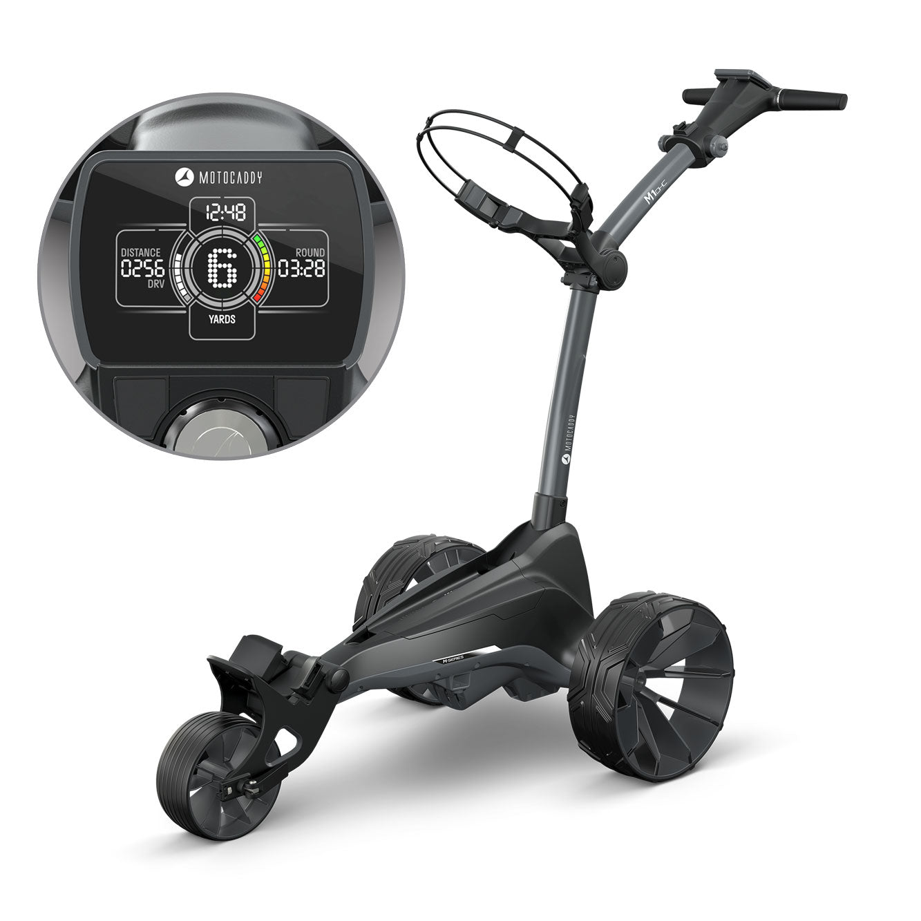 Motocaddy M1 DHC Electric Golf Trolley - Ultra Lithium Battery