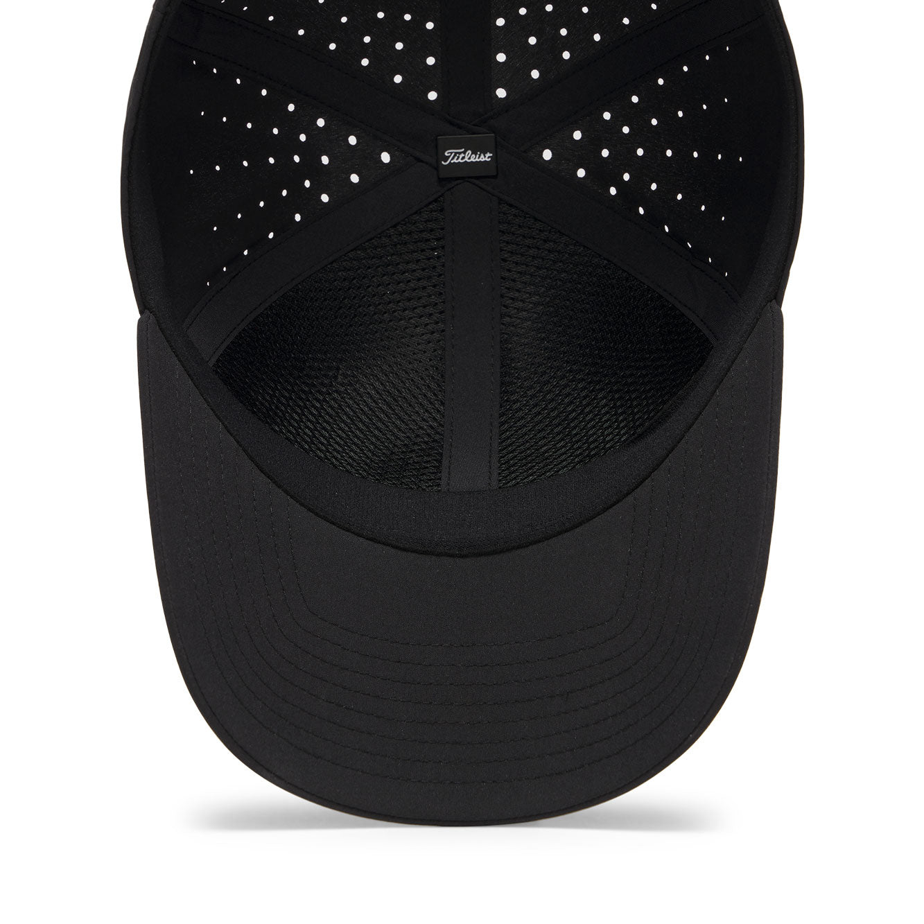 Titleist Charleston Breezer Golf Cap - Black, Black & White