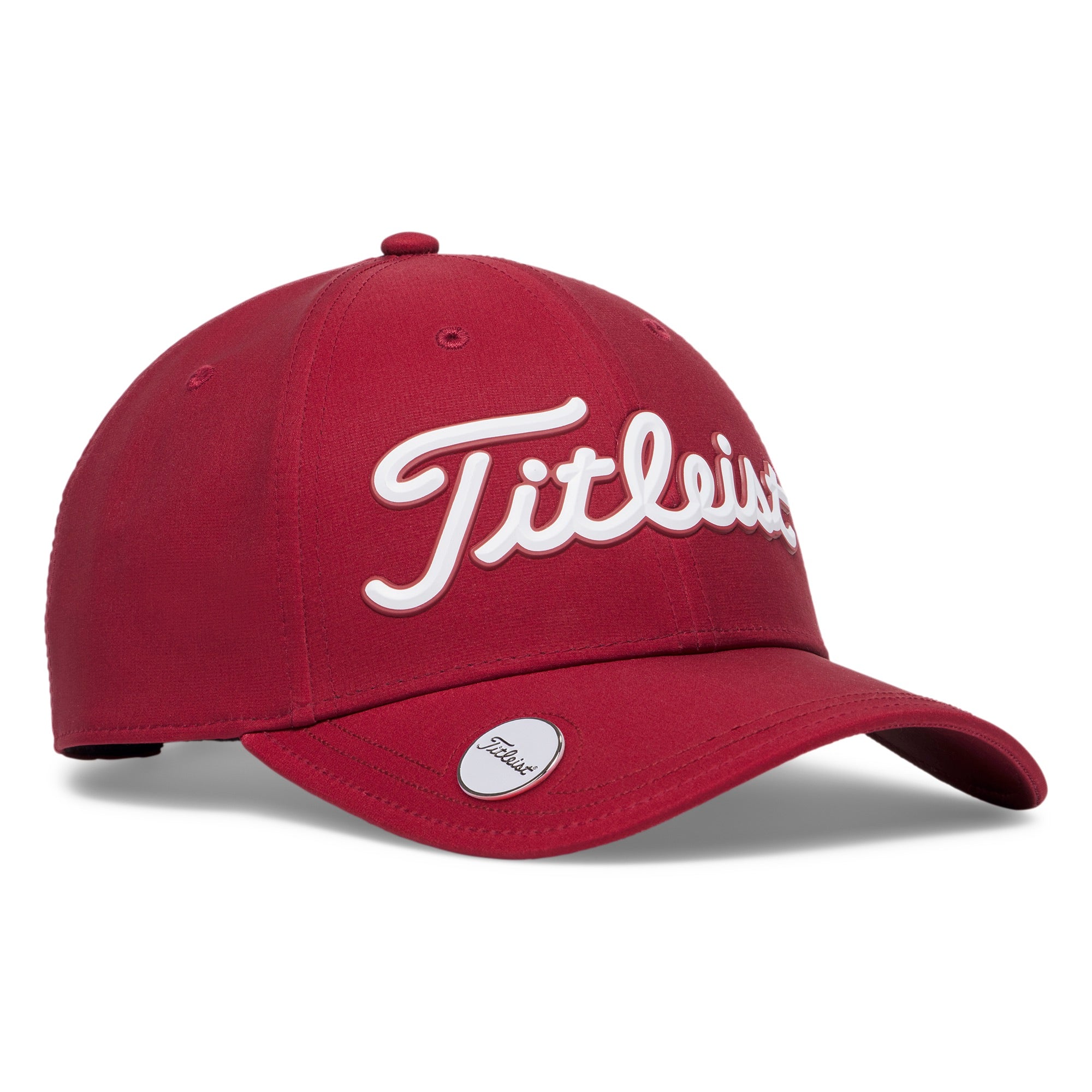 Titleist Players Performance Ball Marker Golf Cap - Crimson & White