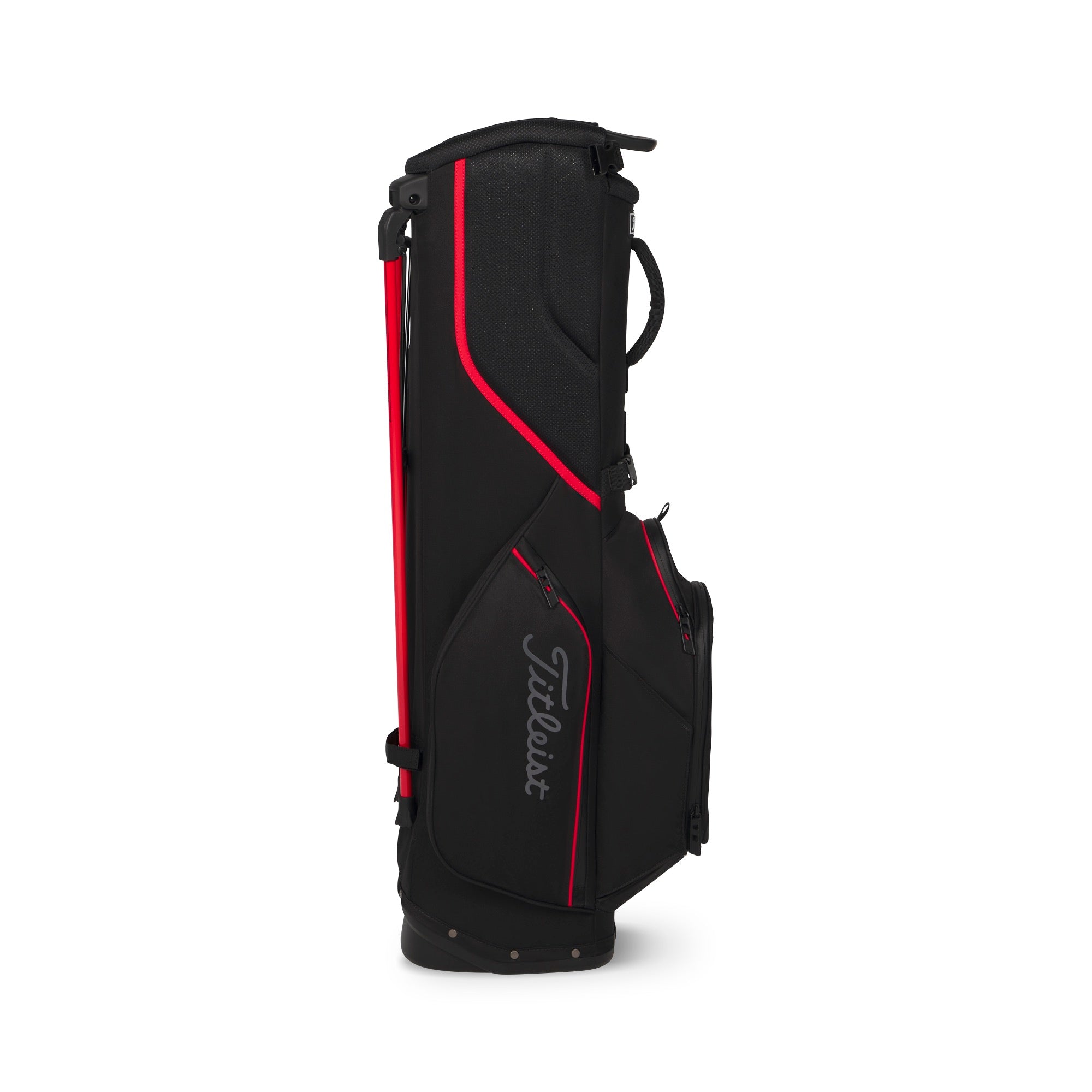 Titleist Players S4 StaDry Golf Stand Bag - Black, Red & Graphite
