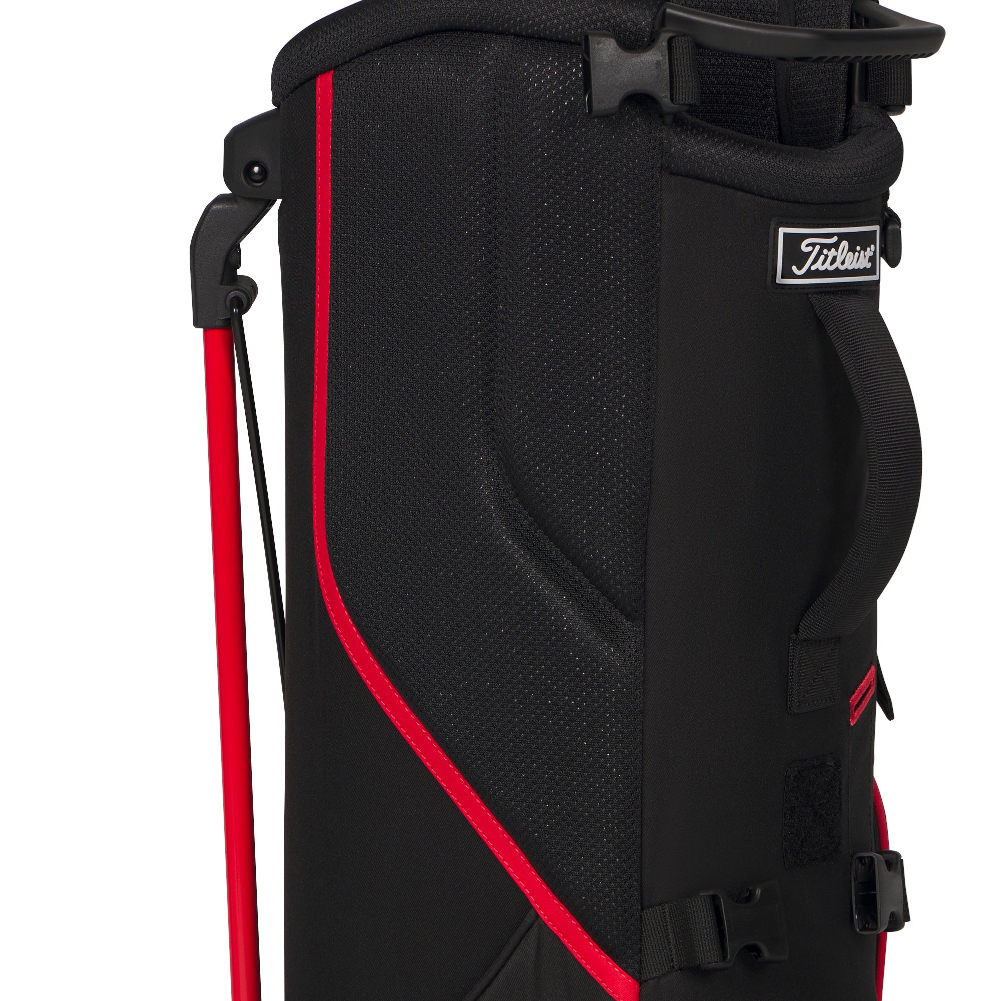 Titleist Players S4 StaDry Golf Stand Bag - Black, Red & Graphite