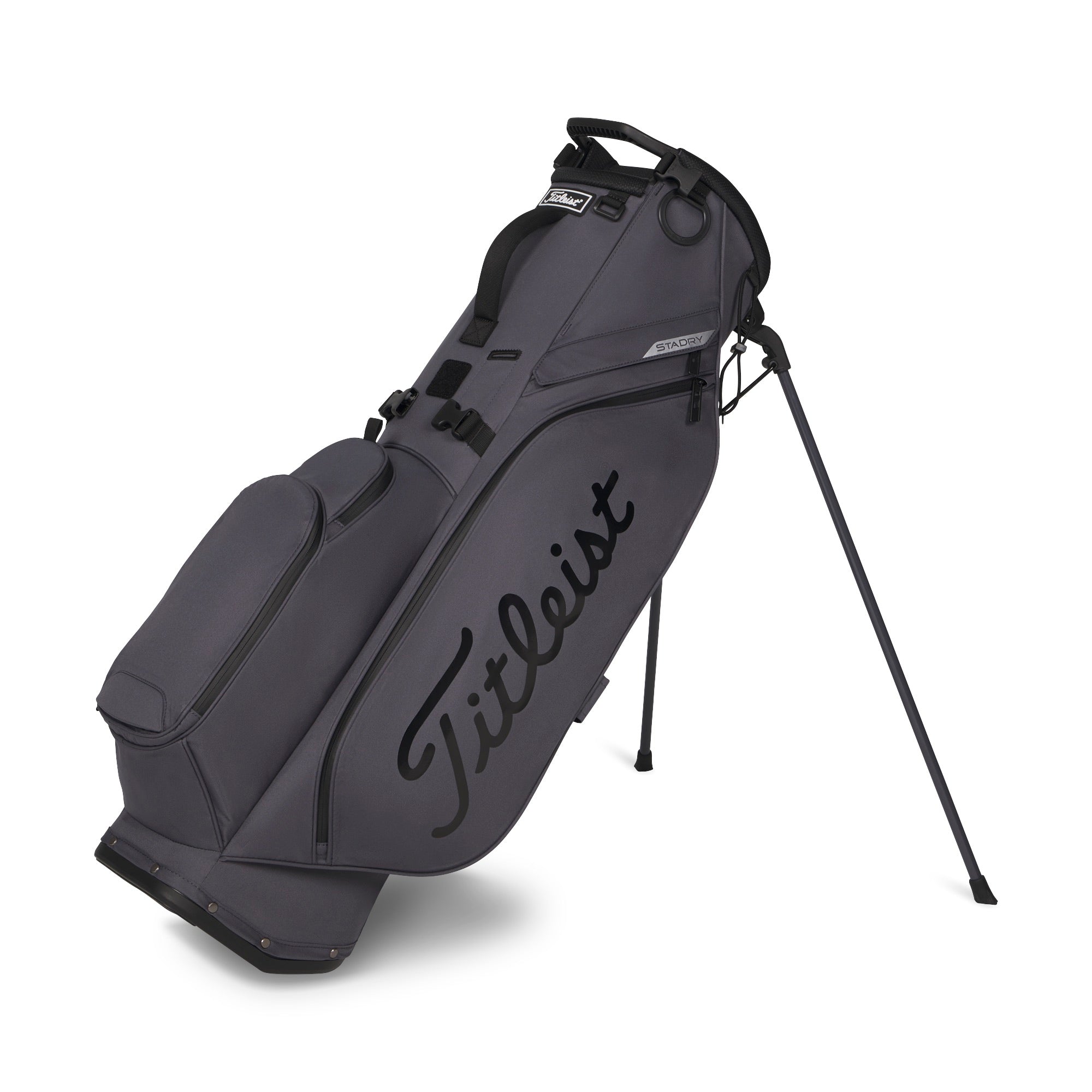 Titleist スタンドゴルフバッグ ブラック Titleist Players S4 StaDry Golf Stand Bag - Cypress, Black & Black