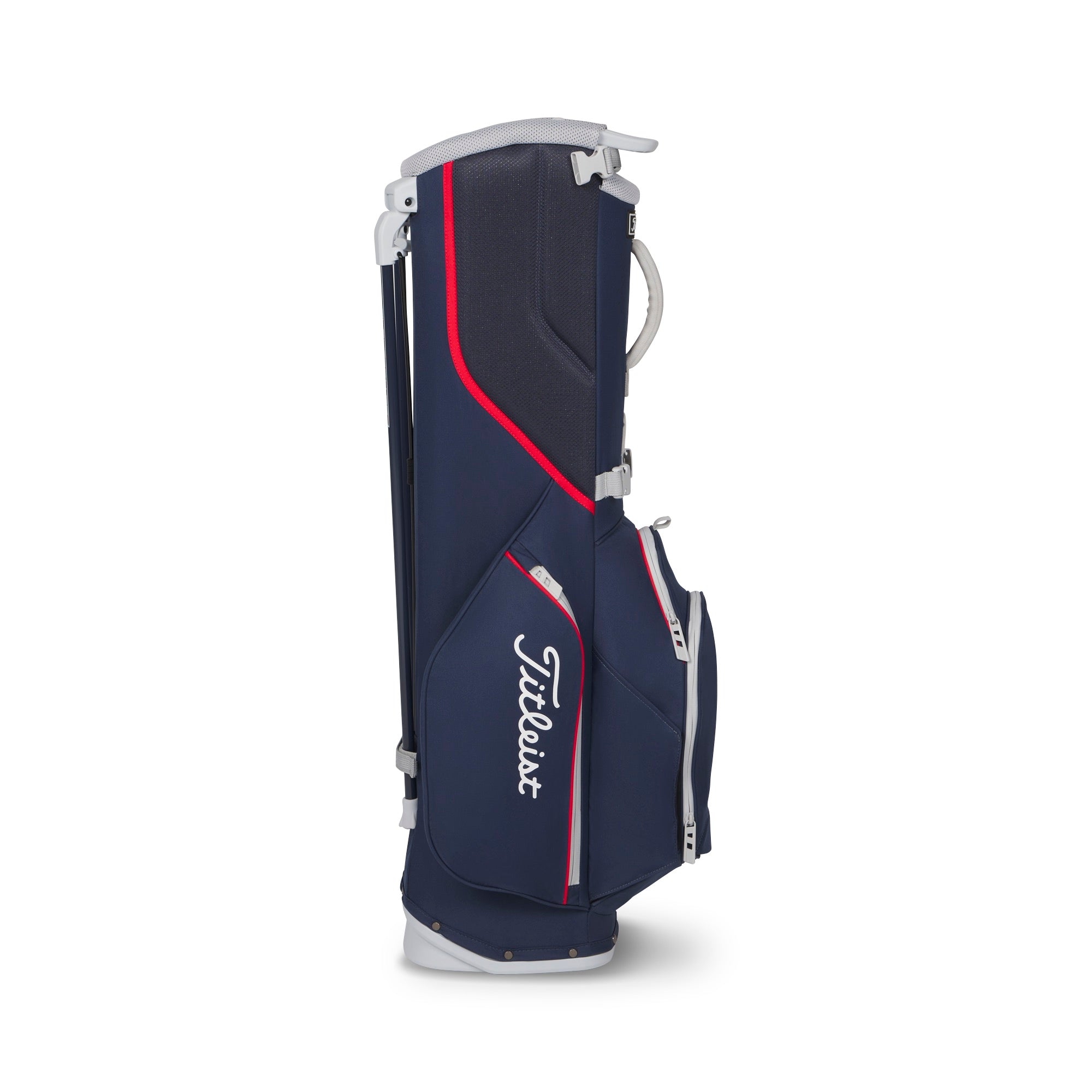 Titleist Players S4 StaDry Golf Stand Bag - Navy, Red & White