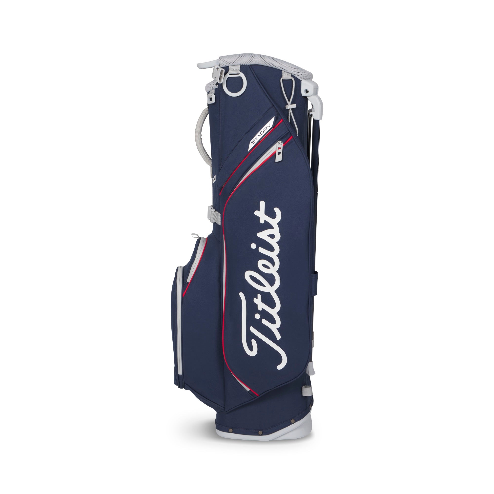 Titleist Players S4 StaDry Golf Stand Bag - Navy, Red & White